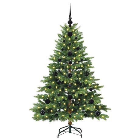 Vidaxl kunstkerstboom met 150 led met standaard groen 120 cm pe en pvc