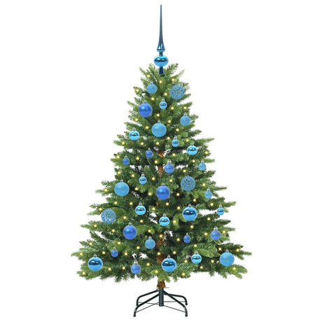 Vidaxl kunstkerstboom met 150 led met standaard groen 120 cm pe en pvc