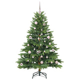 Vidaxl kunstkerstboom met 150 led met standaard groen 150 cm pe en pvc
