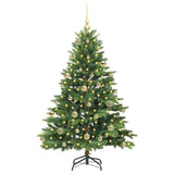 Vidaxl kunstkerstboom met 150 led met standaard groen 150 cm pe en pvc