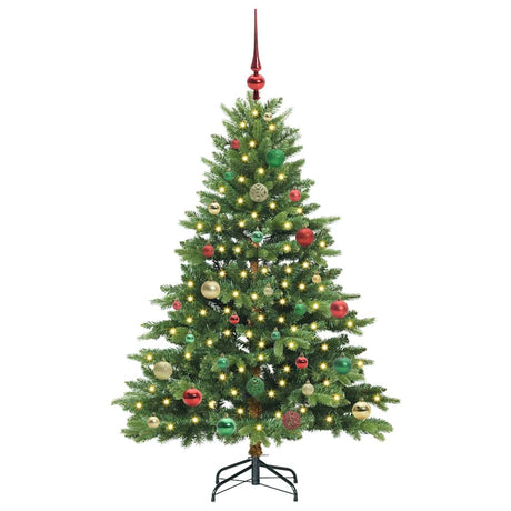 Vidaxl kunstkerstboom met 150 led met standaard groen 150 cm pe en pvc