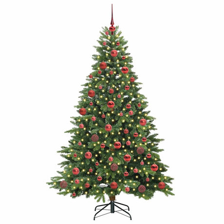 Vidaxl kunstkerstboom met 300 led met standaard groen 180 cm pe en pvc