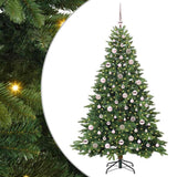 Vidaxl kunstkerstboom met 300 led met standaard groen 180 cm pe en pvc