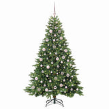 Vidaxl kunstkerstboom met 300 led met standaard groen 180 cm pe en pvc