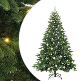 Vidaxl kunstkerstboom met 300 led met standaard groen 180 cm pe en pvc