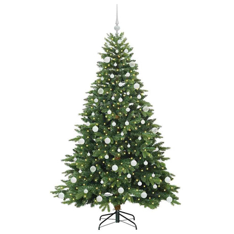Vidaxl kunstkerstboom met 300 led met standaard groen 180 cm pe en pvc