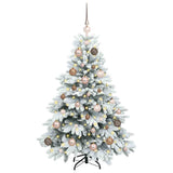 Vidaxl kunstkerstboom met 150 led met standaard wit 120 cm pe en pvc