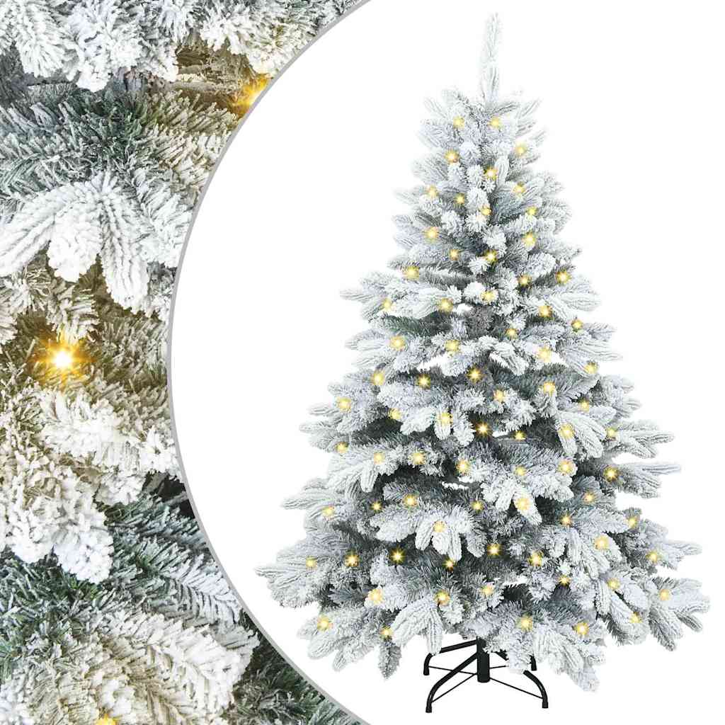 Vidaxl kunstkerstboom met 150 led met standaard wit 150 cm pe en pvc