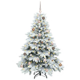 Vidaxl kunstkerstboom met 150 led met standaard wit 150 cm pe en pvc