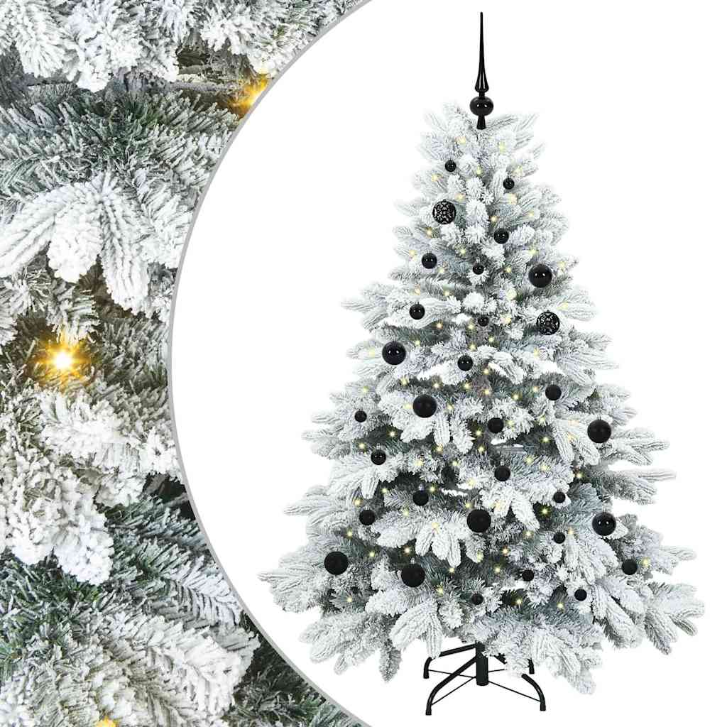 Vidaxl kunstkerstboom met 150 led met standaard wit 150 cm pe en pvc