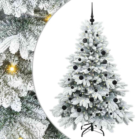 Vidaxl kunstkerstboom met 150 led met standaard wit 150 cm pe en pvc