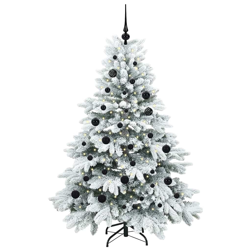 Vidaxl kunstkerstboom met 150 led met standaard wit 150 cm pe en pvc
