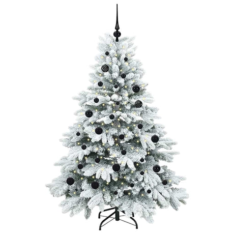 Vidaxl kunstkerstboom met 150 led met standaard wit 150 cm pe en pvc