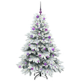 Vidaxl kunstkerstboom met 150 led met standaard wit 150 cm pe en pvc