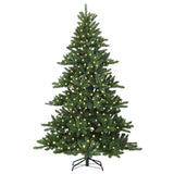 Vidaxl kunstmatige inklapbare kerstboom groen 180 cm pvc en staal