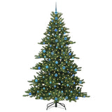 Vidaxl kunstmatige inklapbare kerstboom groen 210 cm pvc en staal