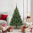 Vidaxl kunstkerstboom groen 120 cm pe en pvc