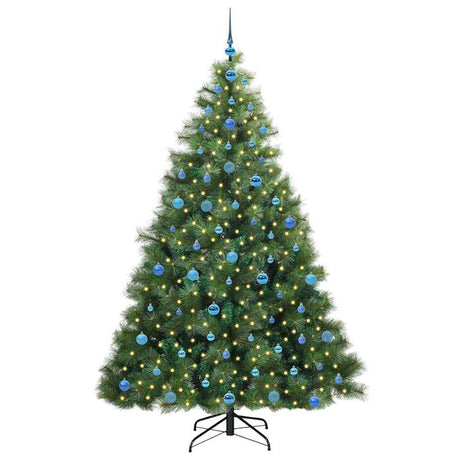 Vidaxl kunstkerstboom met 300 led met standaard groen 210 cm pe en pvc