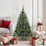 Vidaxl kunstkerstboom met 150 led met standaard groen 120 cm pe en pvc