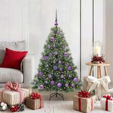 Vidaxl kunstkerstboom met 150 led met standaard groen 120 cm pe en pvc
