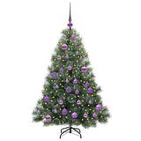 Vidaxl kunstkerstboom met 150 led met standaard groen 120 cm pe en pvc