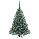 Vidaxl kunstkerstboom met 150 led met standaard groen 120 cm pe en pvc