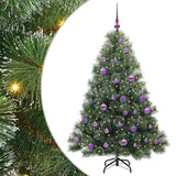 Vidaxl kunstkerstboom met 150 led met standaard groen 150 cm pe en pvc