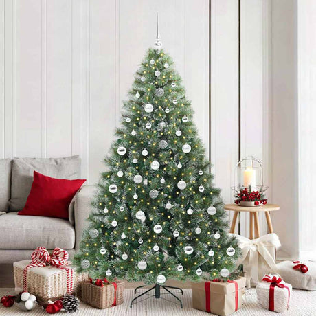 Vidaxl kunstkerstboom groen 180 cm pe en pvc