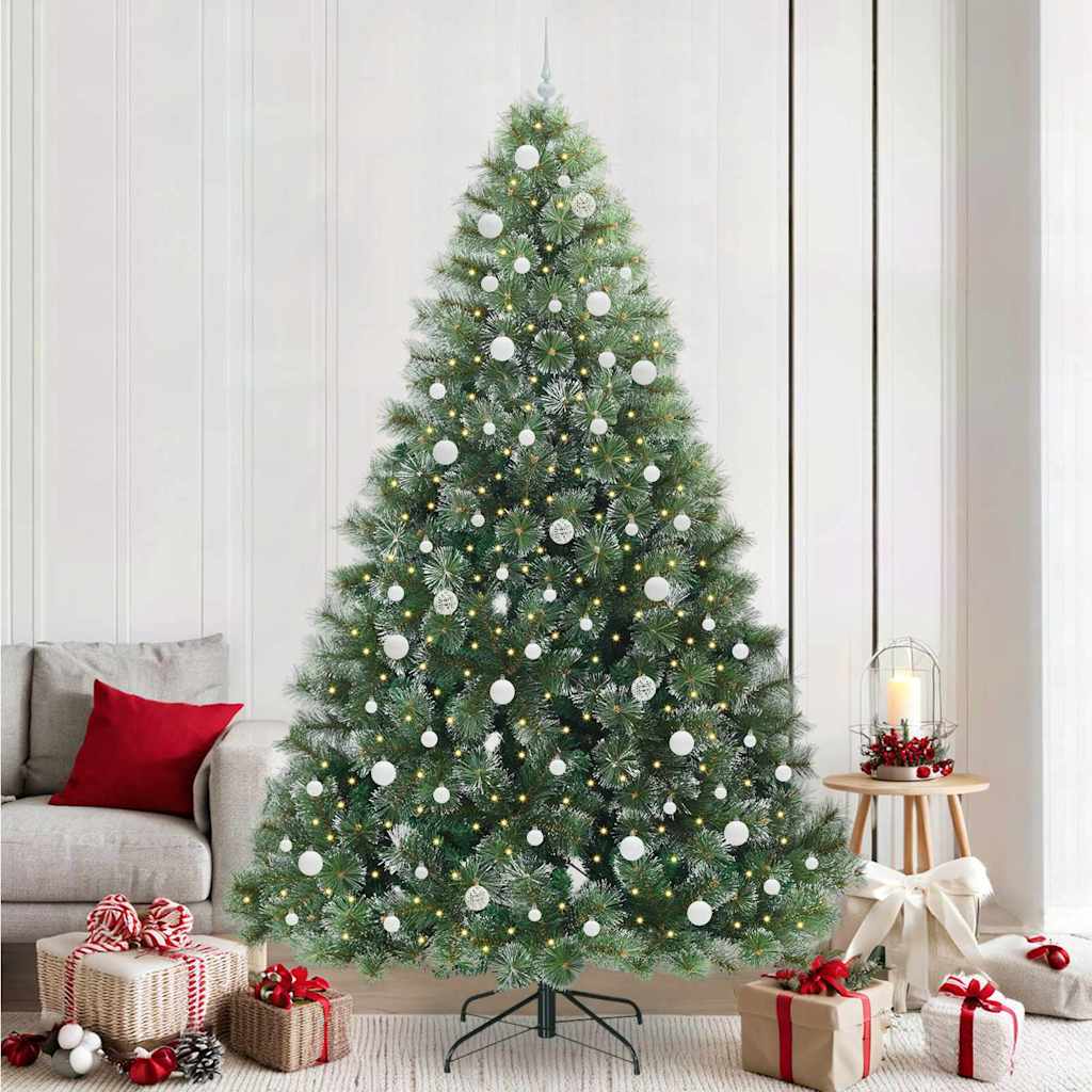 Vidaxl kunstkerstboom groen 240 cm pe en pvc