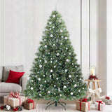 Vidaxl kunstkerstboom groen 240 cm pe en pvc