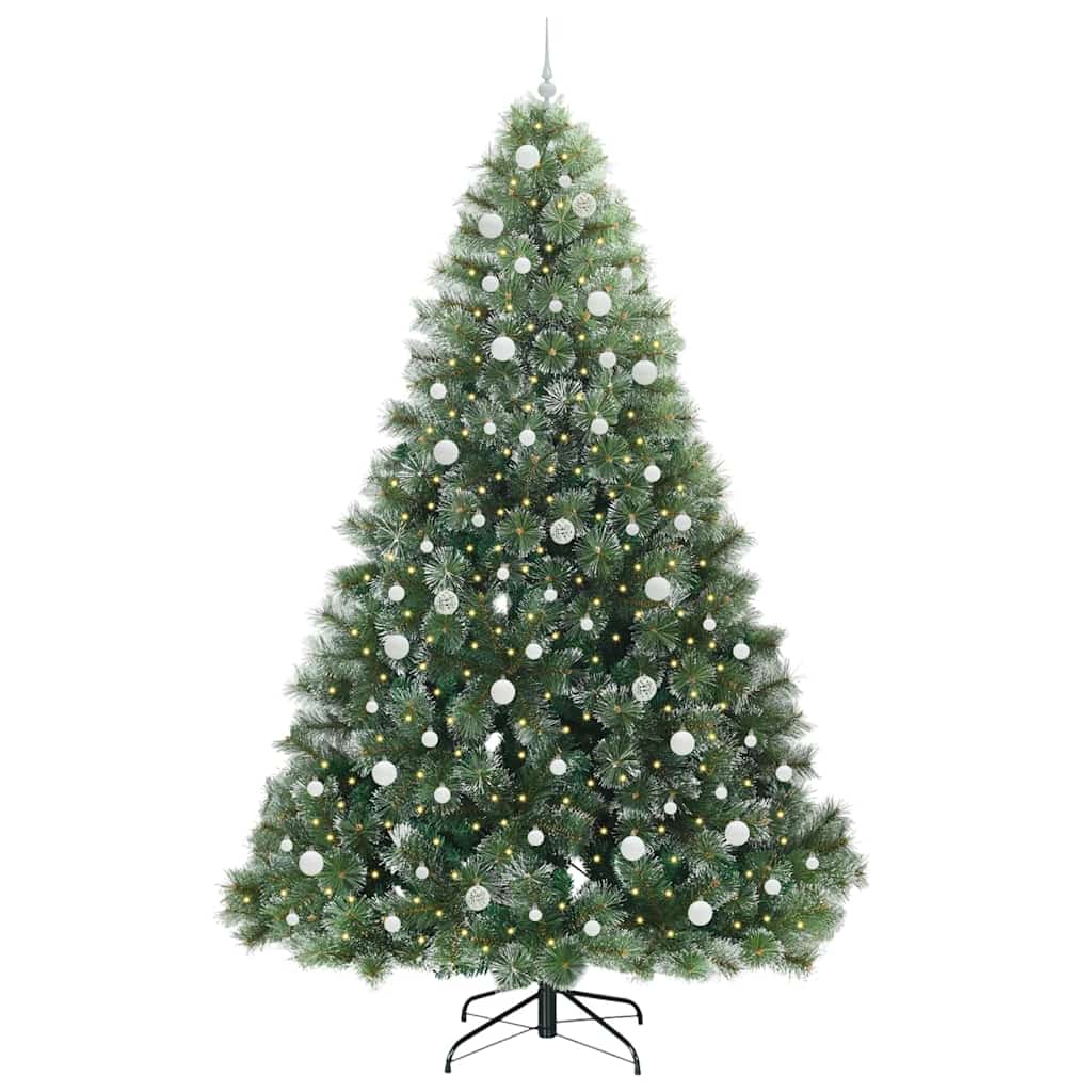 Vidaxl kunstkerstboom groen 240 cm pe en pvc