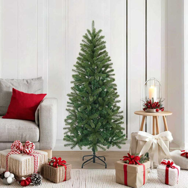 Vidaxl kunstkerstboom 150 cm pvc, pe en staal groen