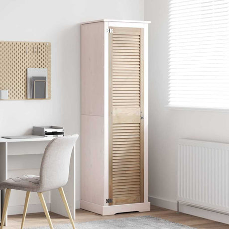Vidaxl kastdeur naturel 170 x 39,5 cm massief grenenhout