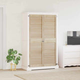 Vidaxl kastdeur 2 pcs naturel 170 x 2,1 x 49,5 cm massief grenenhout