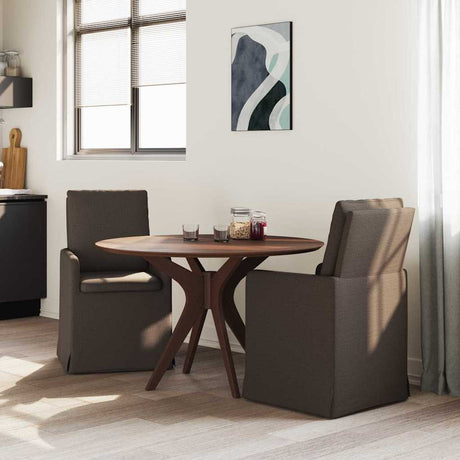 Vidaxl eettafelstoelen 2 st linnen donkergrijs 57 x 67 x 98 cm