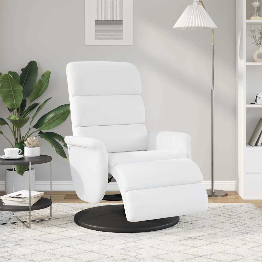 Vidaxl ligstoel wit 98 x 71 x 106 cm pu