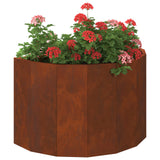 Vidaxl plantenbak roestig 60 x 30 x 35 cm weervast staal