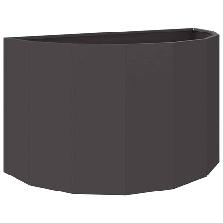 Vidaxl plantenbak zwart 90 x 45 x 50 cm staal