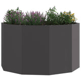 Vidaxl plantenbak zwart 90 x 90 x 50 cm staal