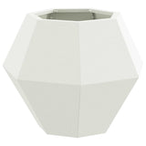 Vidaxl plantenbak wit 50 x 50 x 40 cm staal
