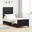 Vidaxl boxspringbed met hoofdeinde zwart 80 x 200 cm fluweel
