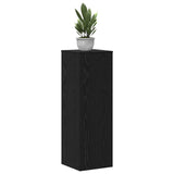 Vidaxl plantenstandaard 2 st zwart eiken 33 x 33 x 100 cm bewerkt hout