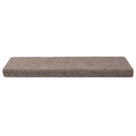 Vidaxl trapmatten zelfklevend 30 stuks 65x21x4 cm beige rechthoekige rand