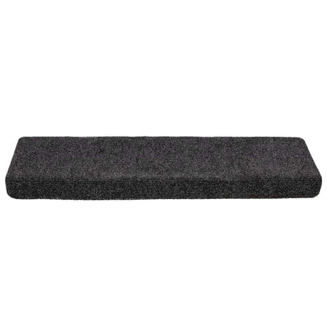 Vidaxl trapmatten zelfklevend 20 stuks 65x21x4 cm donkergrijs