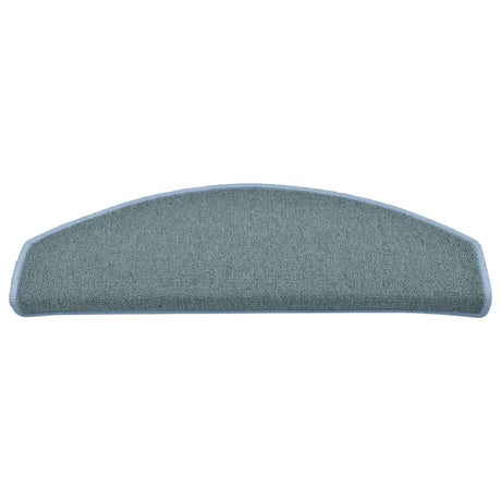 Vidaxl trapmatten 30 st 65x24x4 cm zeeblauw halfrond groot