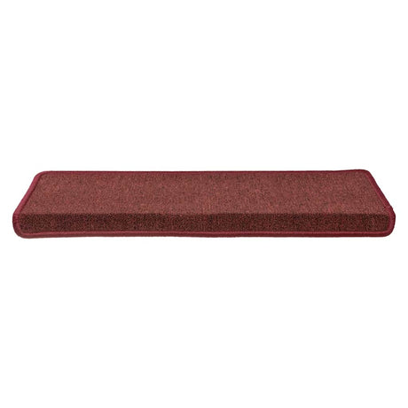 Vidaxl trapmatten 30 st 65x21x4 cm bordeaux rechthoekige rand