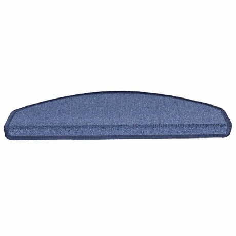 Vidaxl trapmatten 20 st 65x24x4 cm blauw halfrond groot