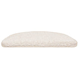 Vidaxl trapmatten 30 st 56x17x3 cm wit halfrond