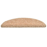Vidaxl trapmatten 30 stuks 56x17x3 cm goud halfrond