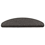 Vidaxl trapmatten zelfklevend sisal-look 30 st 65x21x4 cm antraciet